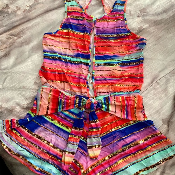 Lili Fama Bellamar Romper - NEW, NEVER WORN - Picture 3 of 4